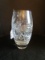 Cut-Glass Star Patterned Crystal-Glass Bead Vase