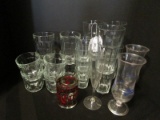 Lot - Glass Cups/Tumblers Various Sizes