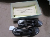 Donald J. Pliner Size 9 1/2 M Black Sandals in Original Box