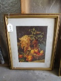 Still Life Fruits Oil on Canvas Print by Ramon Marti i' Alsina