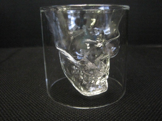 Doomed Crystal Skull Shot Glass 2oz.
