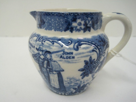 Old English Staffordshireware Blue/White Porcelain Priscilla