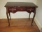 Bernards, Inc. Queen Anne Style Cherry Finish Vanity w/ Center Flip Top Mirror