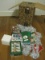 Christmas Lot - Hand Blown Glass Ornaments Garland, Bows, Etc.