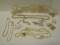 Lot - Misc. Faux Pearl Necklaces, Bracelet, Belt, Etc.