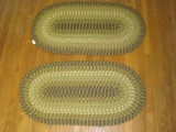 2 Braided Accent Rugs