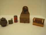 Lot - Duke Power Co. Lock w/ No Key, Cedar Great Smokey Mts. Trinket Box