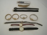 Lot - 7 Ladies Wrist Watches Star Lite, 5 Timex & Guess