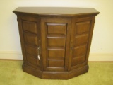 Butler Furniture Mid-Century Console Cabinet Panel Design w/ Double Door & Shelf