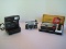 Lot - Polaroid One Step Flash Camera, Kodak Pocket Instamatic 20 Camera w/ Flash/Box