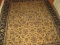 Capel 100% Wool Pile Traditional Persian Design Area Rug Black/Brown Rug