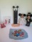 Lot - Walt Disney Mickey/Minnie Mouse Salt/Pepper Shakers