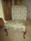 Channel Back Slipper Chair on Cabriole Legs