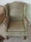 Chippendale Style Wingback Ball & Claw Chair