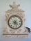 French Inspired Porcelain Desk/Shelf Electric Clock w/ Movement by Sessions