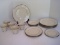 21 Pieces - Lenox Porcelain Solitaire Pattern Dimension Shape Dinnerware