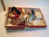 Vintage Metal Droll Case w/ Misc. Ken by Mattel, Ricky 1964 Mattel, Barbie by Mattel