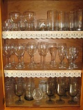 Super Bar Glassware Lot - Stem, Tumblers, Old Fashioned, Brandy, Lions Logo, Etc.