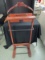 Wooden Suit Valet Stand 2 Pull-Out Bowls, Tie Hanger, Etc.