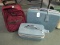 Lot - Samsonite Blue Luggage Case/Travel Case w/ Lock/Key, 1865 Duck Head Travel Bag Burgundy
