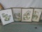 Lot - 4 Children at Play Print Pictures in Wood Frames/Matt