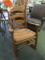 Wooden Child's Rocking Chair Ladder-back Indent Pattern, Spindle Sides