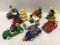 Lot - 8 Die-Cast 1980's Toy Cars, Smurfs, Sesame Street, Etc.