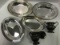 Silverplate Lot - 2 Oval Platter/Casserole Dishes w/ Lids/Handles