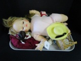 Madame Alexander Doll Baby Cloth Body w/ Misc. Madam Alexander Doll Parts, 2 Dolls