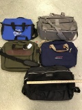 Lot - Side Travel Bags, Bristol-Myers, Calvin Klein Sports Bag, E.S.O. Venture Bag, Etc.