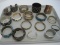 Lot - Fashion Jewelry Bracelets, Cuff, Faux Turquoise, Contemporary, Spring Clasp, Etc.