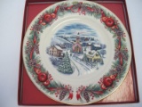 Lenox Fine China Villages Round The World Holiday Annual Collector Plate