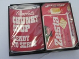 Campbell's Chunky Soup Can & Keebler Zesta Saltine Crackers Box Design Playing Card Decks