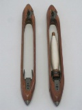 Pair - Loom Wooden Bobbin Shuttles