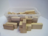 Lot - Child's Wooden Building Blocks