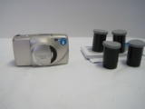 Olympus Stylus Zoom 140, 35mm Camera w/ 4 Rolls 35mm 400 24 EXP