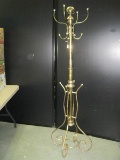 Brass Finish Coat/Hat Stand