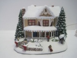 Thomas Kinkade Authentic Village Christmas Collection Lighted 