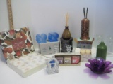 Lot - Partylite/Other Scented Candles, Candle Sticks, Candle Votive Candle Holders