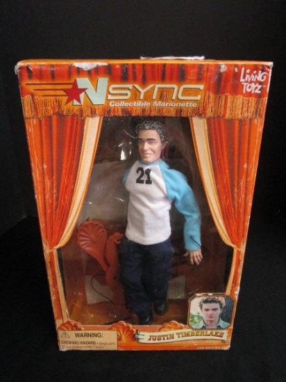 Nsync Collectible Marionette Justin Timblerlake © 2000 in Original Box