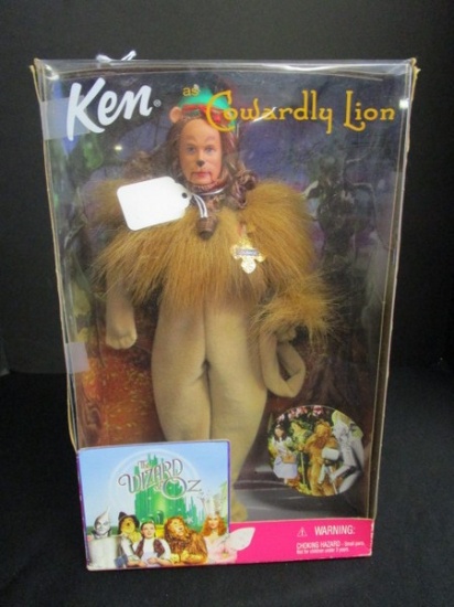 Ken Cowardly Lion The Wizard of Oz Doll in Original Box © 1999 Mattel