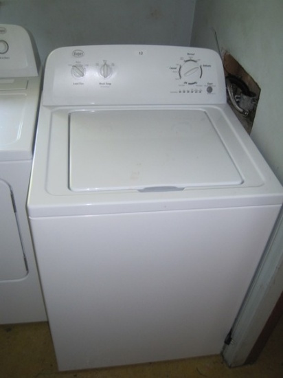 White Roper Washing Machine Top Loader/Enamel Drum