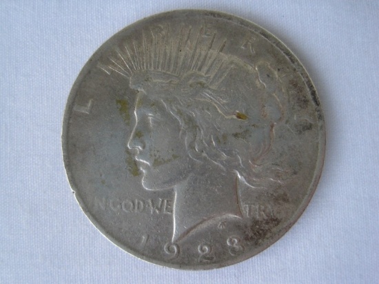 1923 Peace Silver Dollar Coin 90% Silver