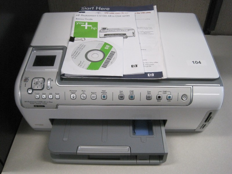 HP Photosmart C5180 All-In-One Printer, Scanner, | Proxibid