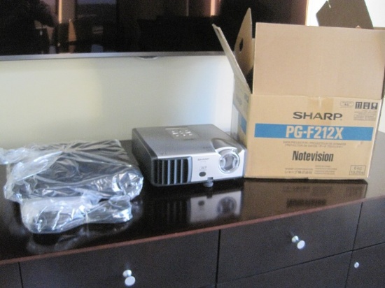 Sharp Note Vision Data Projector Model PG-FGF212X