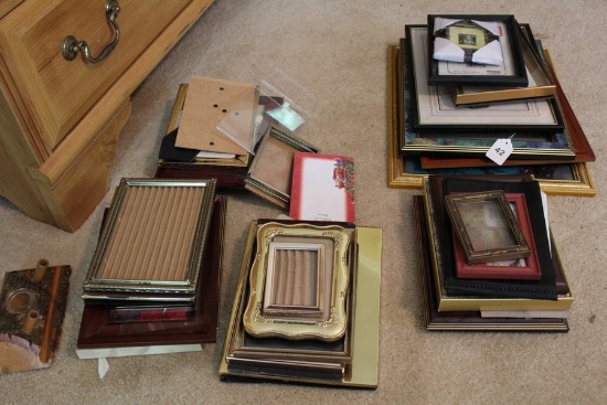 Lot - Frames Various Types/Sizes, Etc.