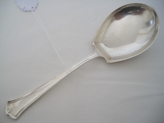 Sterling Casserole Serving Spoon by R. Wallace & Sons Mfg. Co.(89.5 grams)