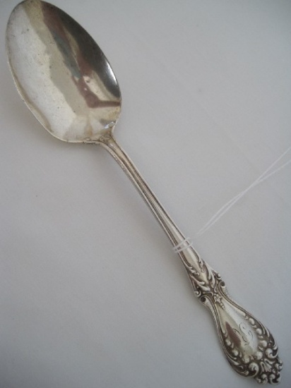 W.B. Farrar & Son Sterling Serving Table Spoon w/ Monogram "R"(51.5 grams)