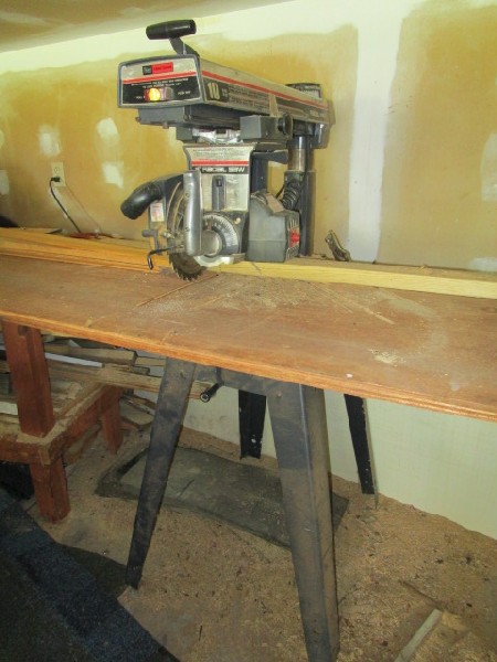Sears Craftsman Radial Saw 10 W Attached Work Bench Model No