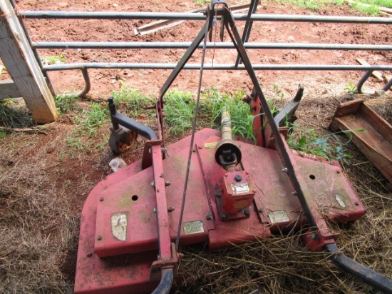 Red Metal Bush Hog FTH600 5', 3 Part w/ Trailer Hitch w/ Wheels